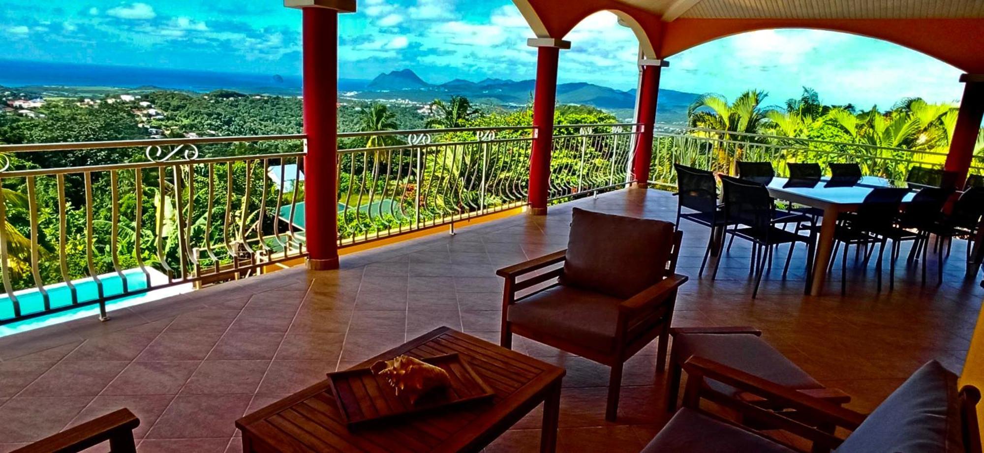 Villa Cosaroe 6-14 Pers Piscine Et Superbe Vue Mer Panoramique Riviere-Salee المظهر الخارجي الصورة