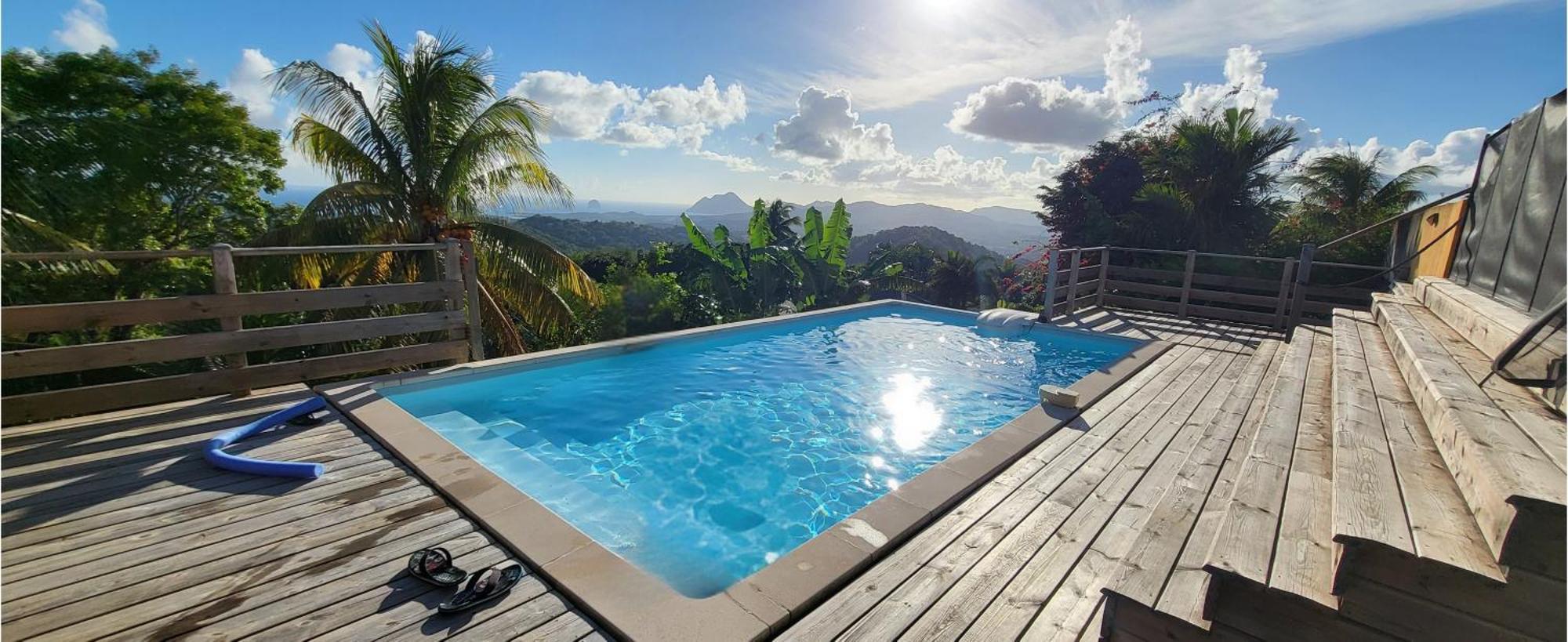 Villa Cosaroe 6-14 Pers Piscine Et Superbe Vue Mer Panoramique Riviere-Salee المظهر الخارجي الصورة